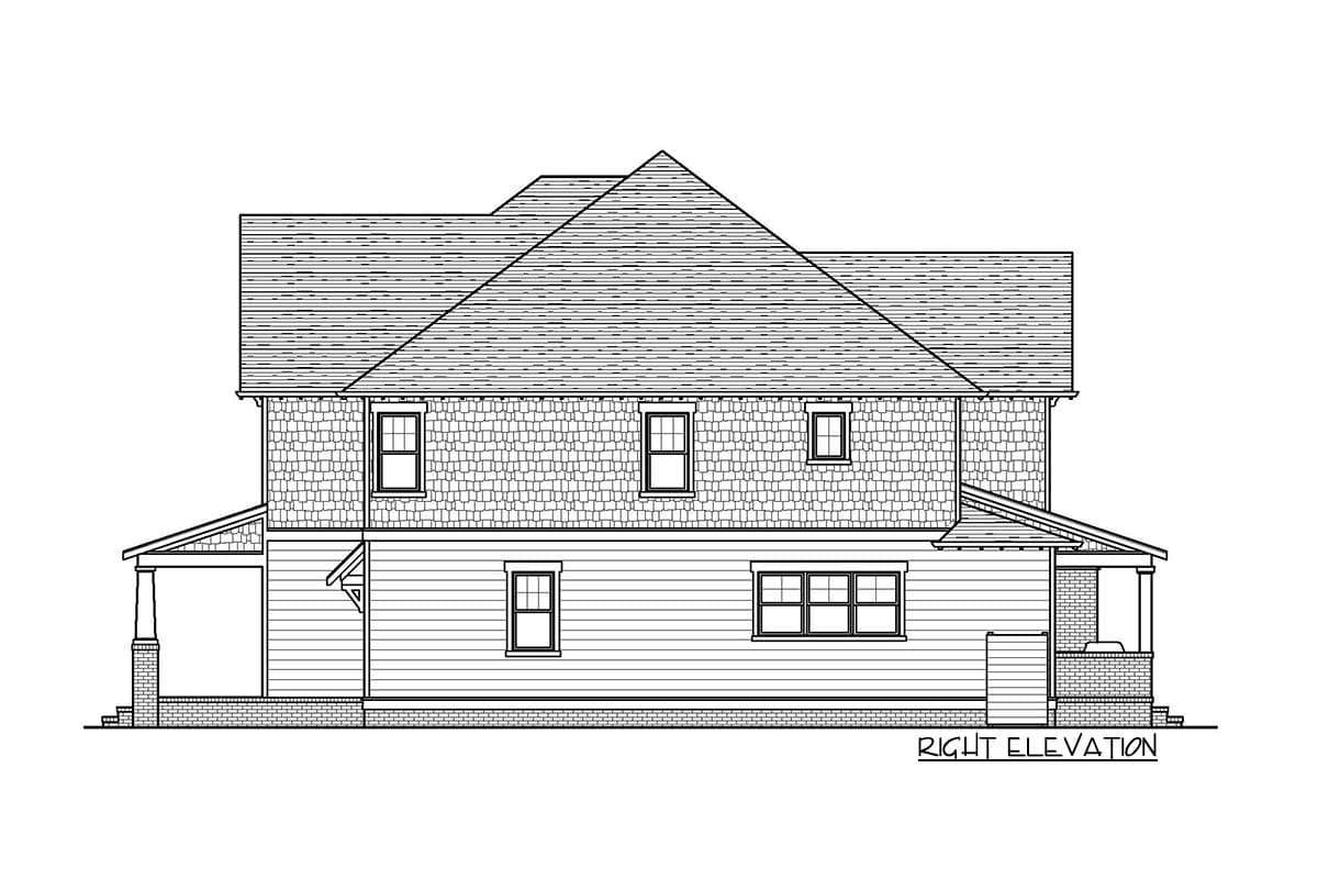 Plan 93128EL: 2-Story Craftsman House Plan with Open-Concept Floor Plan - Image #5 - Country, Craftsman, New American, Northwest, Traditional