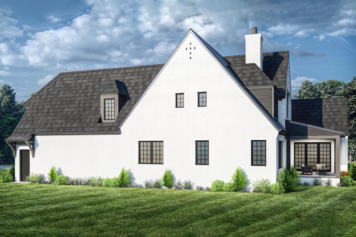 Plan 93130EL: Exclusive Two-Story House Plan with Main-level Master - Image #6 - European, French Country, Transitional