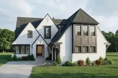 Exclusive Two-Story House Plan with Main-level Master