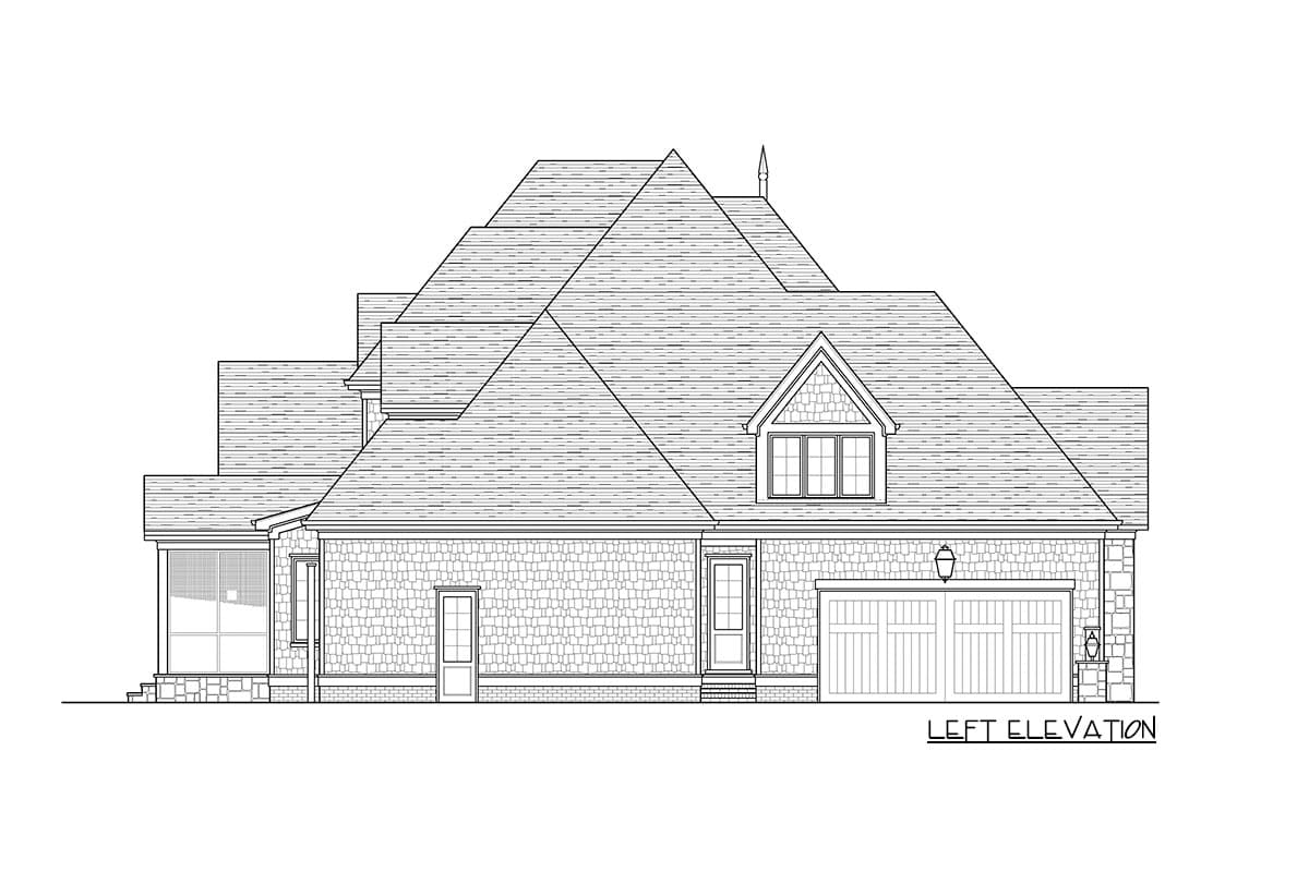 Plan 93134EL: Exclusive Traditional Home with First-floor Master Suite - Image #4 - Country, Craftsman, Shingle, Traditional