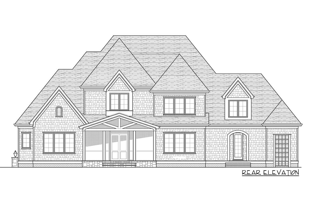 Plan 93134EL: Exclusive Traditional Home with First-floor Master Suite - Image #5 - Country, Craftsman, Shingle, Traditional