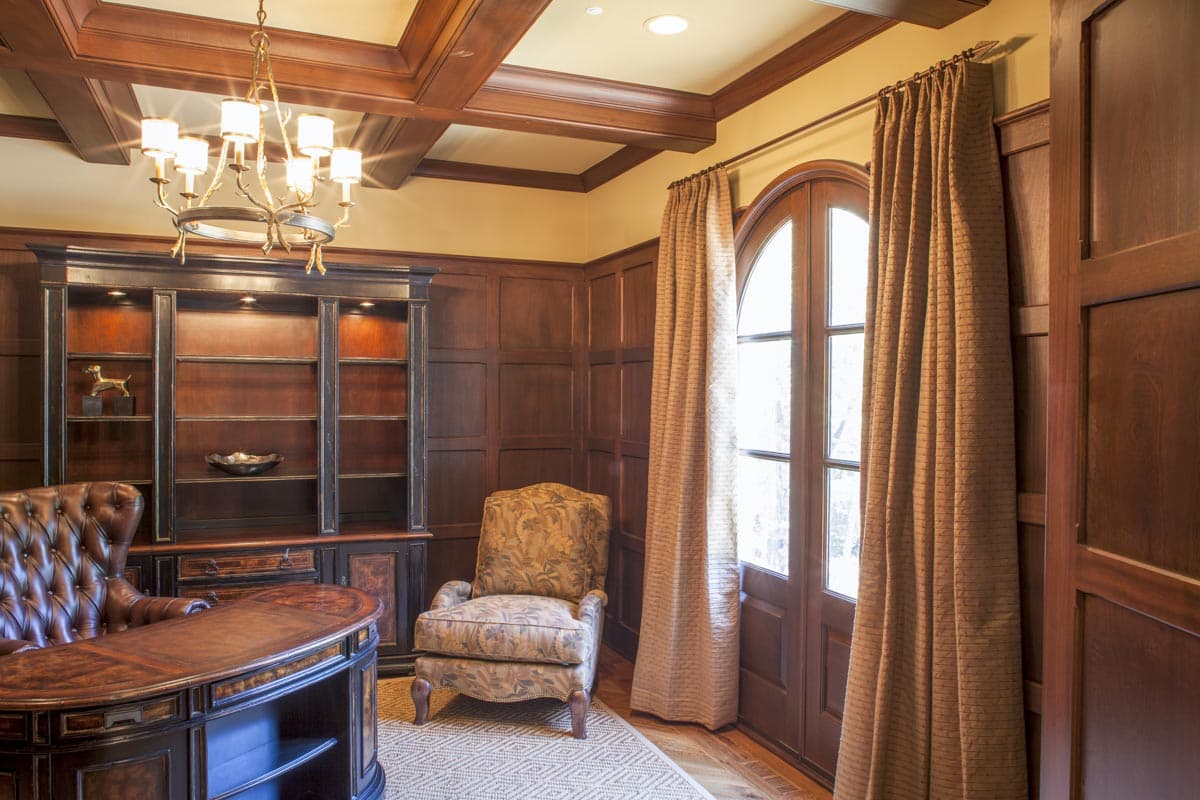 Plan 93136EL: Luxurious European House Plan with Upstairs Man Cave and Theater - 6841 Sq Ft - Image #14 - European, French Country, Traditional