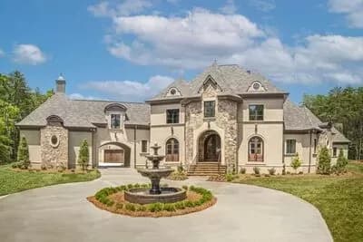 Luxurious European House Plan with Upstairs Man Cave and Theater - 6841 Sq Ft