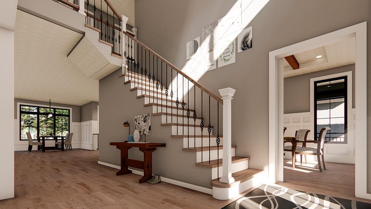 Plan 62790DJ: Modern Farmhouse Plan with Side-Load Barn-Style Garage - 2970 Sq Ft - Image #11 - Country, Farmhouse, Modern Farmhouse, New American, Traditional