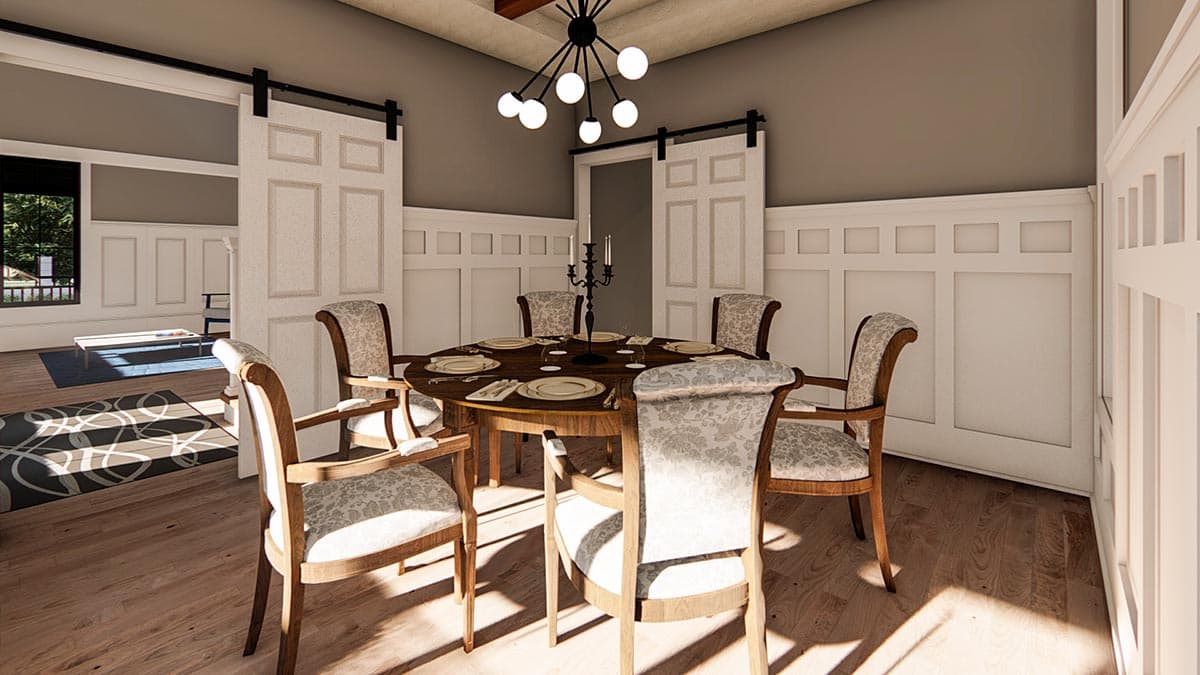 Plan 62790DJ: Modern Farmhouse Plan with Side-Load Barn-Style Garage - 2970 Sq Ft - Image #12 - Country, Farmhouse, Modern Farmhouse, New American, Traditional