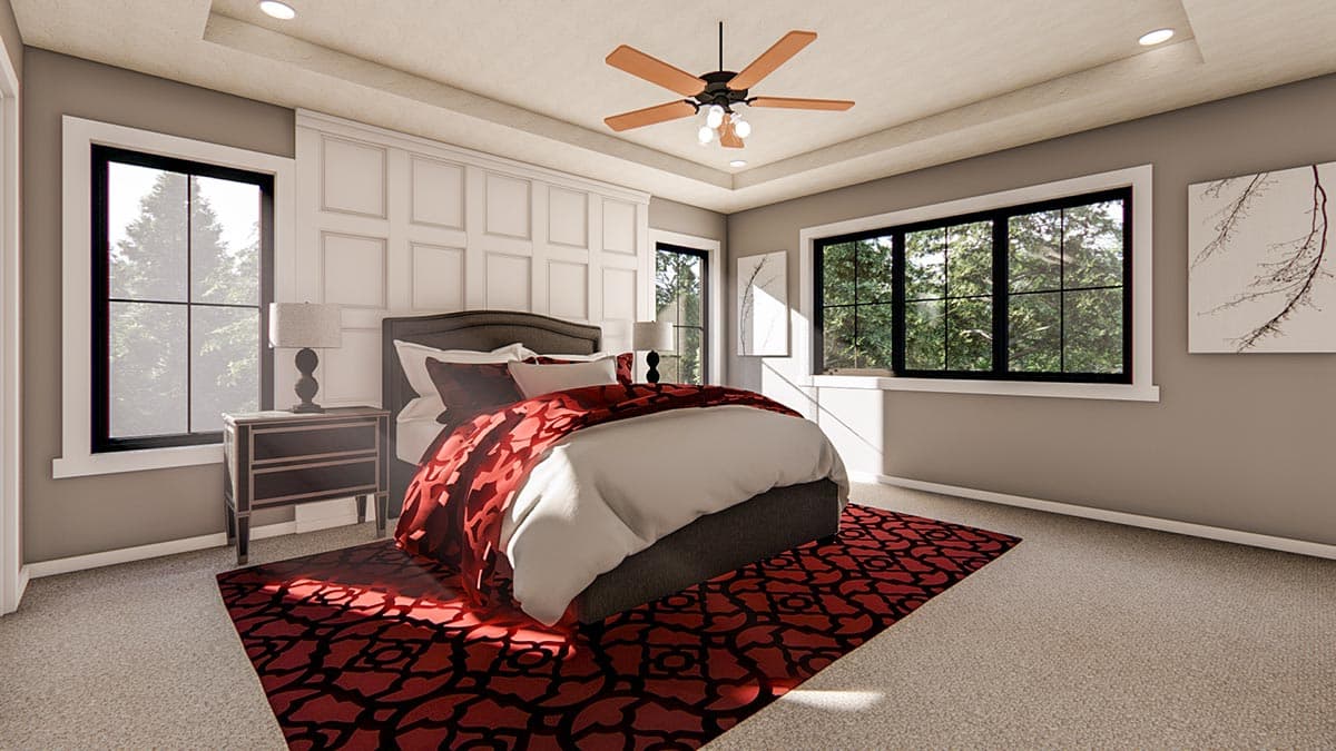 Plan 62790DJ: Modern Farmhouse Plan with Side-Load Barn-Style Garage - 2970 Sq Ft - Image #16 - Country, Farmhouse, Modern Farmhouse, New American, Traditional