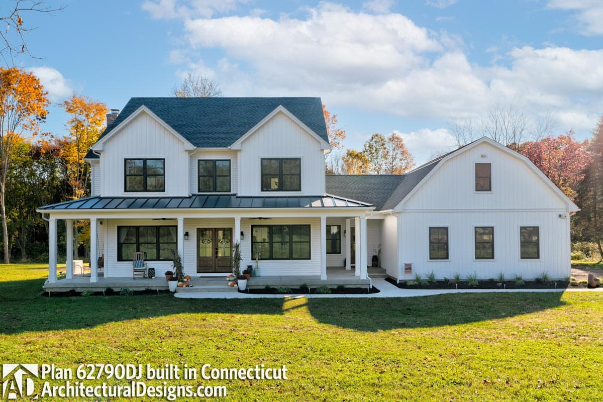 build gallery item - Modern Farmhouse Plan 62790DJ Comes to Life in Connecticut