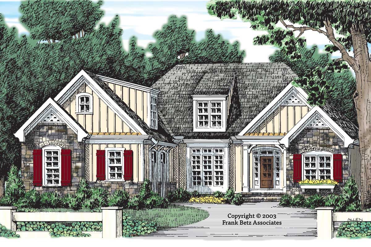 Plan 710309BTZ: 3-Bed Traditional Home Plan with Bonus Room - Image #11 - Country, New American, Traditional