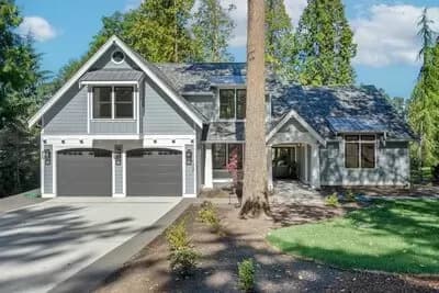 Two-story Craftsman Home Plan with Covered Rear Porch