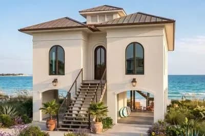 Coastal House Plan with Waterfront Views From Every Room