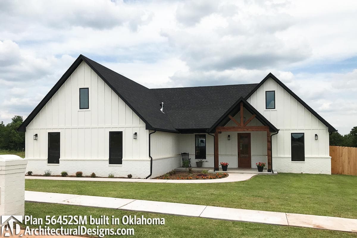 build gallery item - Farmhouse Plan 56452SM Comes to Life in Florida