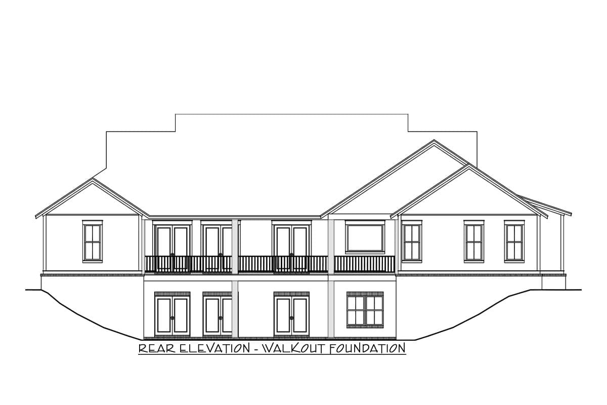 Plan 51810HZ: Stylish 4-Bed Modern Farmhouse Plan with Vaulted Master Suite - 3076 Sq Ft - Image #19 - Country, Craftsman, Farmhouse, Modern Farmhouse, New American, Traditional