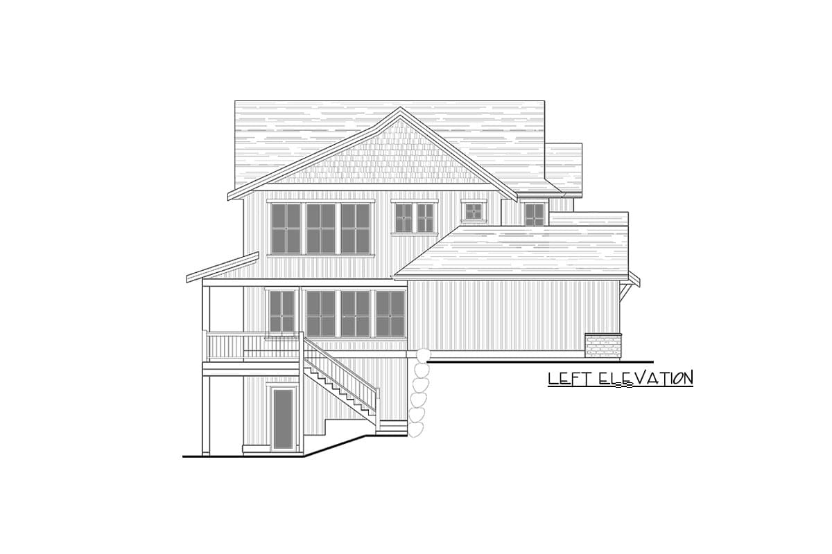Plan 270006AF: 3-Bed Modern Farmhouse Plan with Two-story Great Room - Image #17 - Farmhouse, Modern Farmhouse, New American