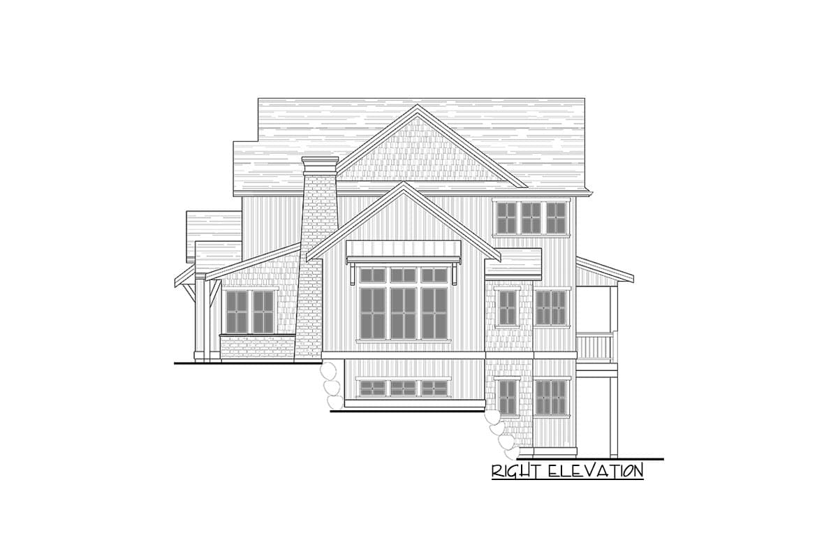 Plan 270006AF: 3-Bed Modern Farmhouse Plan with Two-story Great Room - Image #18 - Farmhouse, Modern Farmhouse, New American