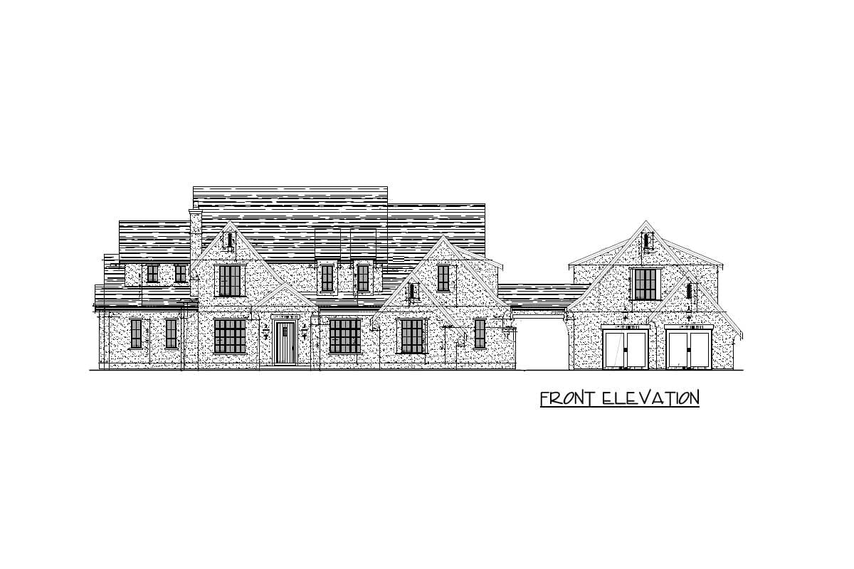 Plan 270007AF: Captivating European House Plan with Multiple Bonus Rooms Above Garages - 5064 Sq Ft - Image #33 - Colonial, European, French Country