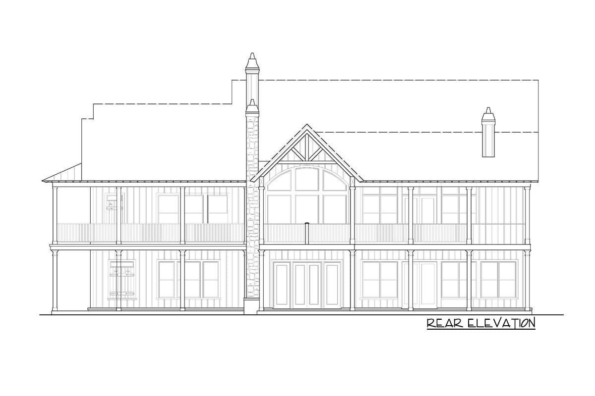 Plan 25678GE: Country Style Farmhouse Plan with Outdoor Kitchen and Wrap-Around Porch - 2790 Sq Ft - Image #25 - Country, Craftsman, Farmhouse, Modern Farmhouse, New American, Ranch