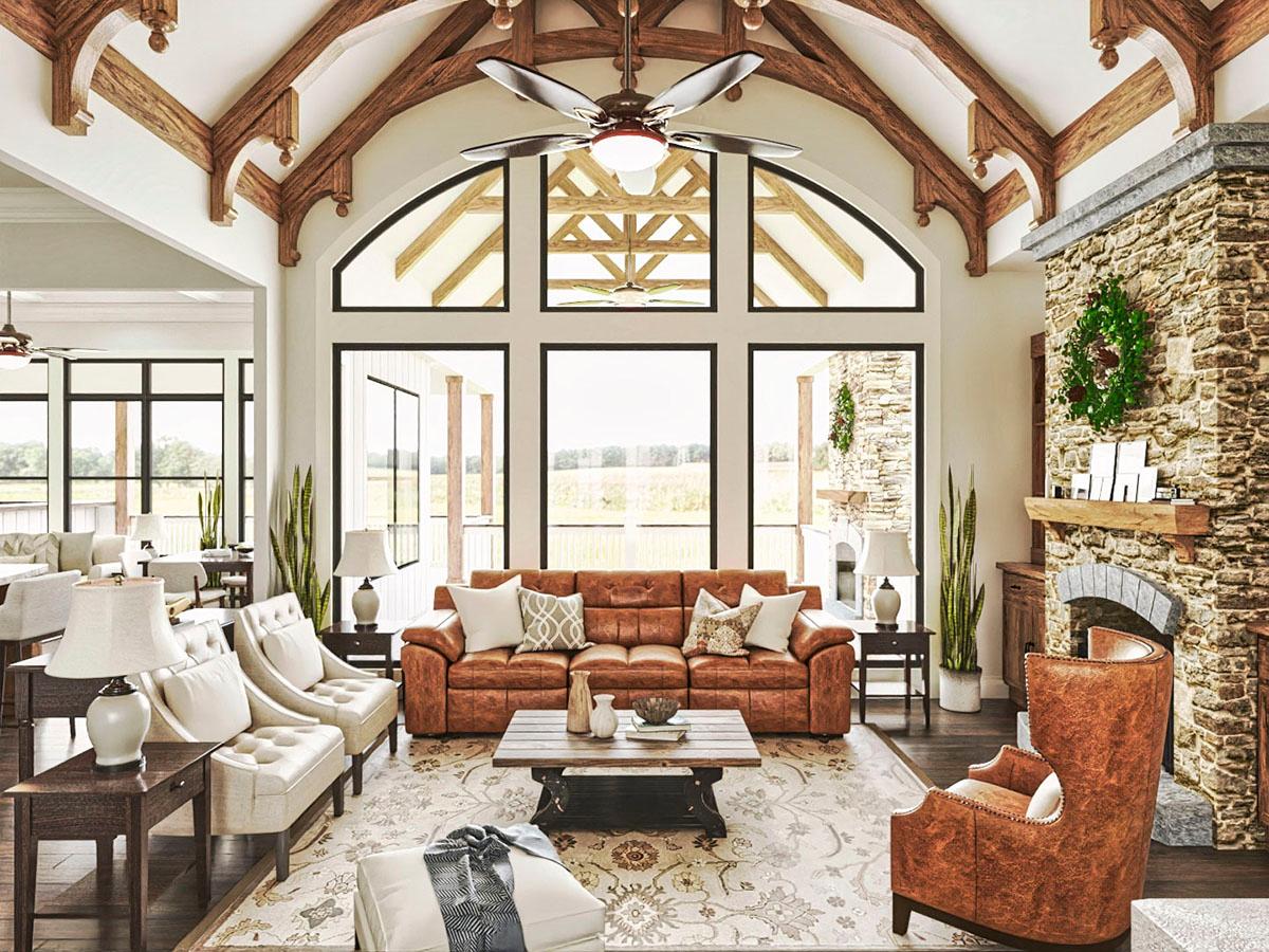 Plan 25678GE: Country Style Farmhouse Plan with Outdoor Kitchen and Wrap-Around Porch - 2790 Sq Ft - Image #14 - Country, Craftsman, Farmhouse, Modern Farmhouse, New American, Ranch