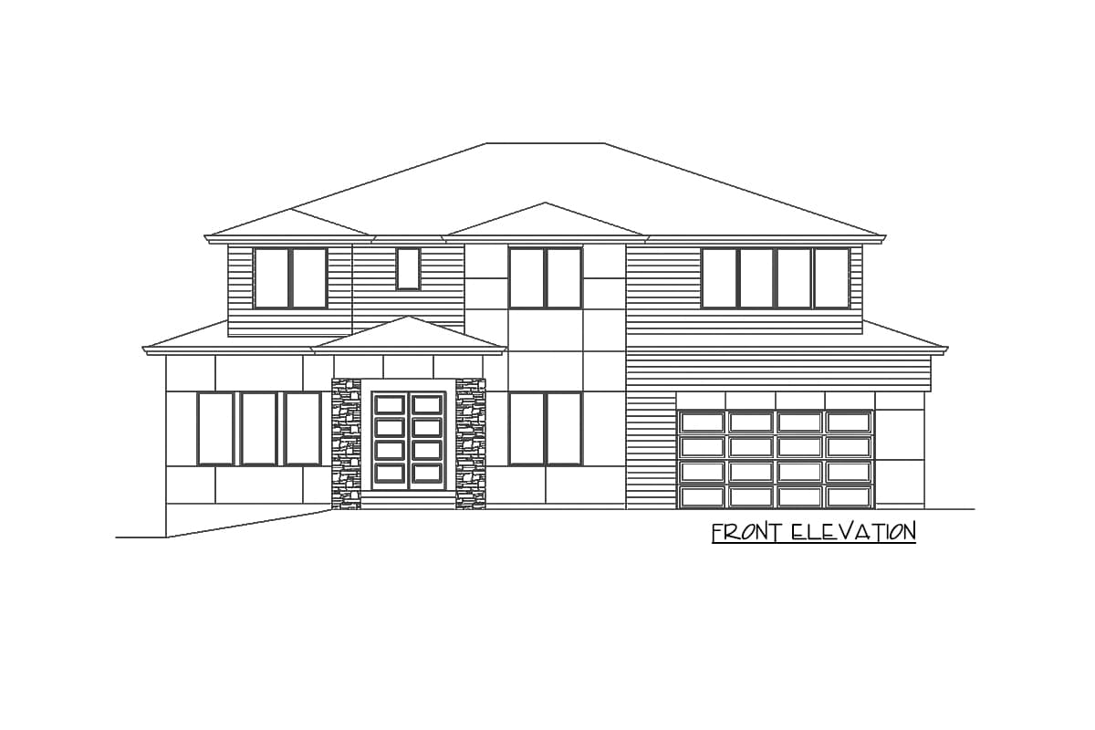 Plan 23842JD: Incredible 5-Bed Prairie Modern Home Plan with Bonus Room - Image #26 - Contemporary, Modern, Northwest, Prairie