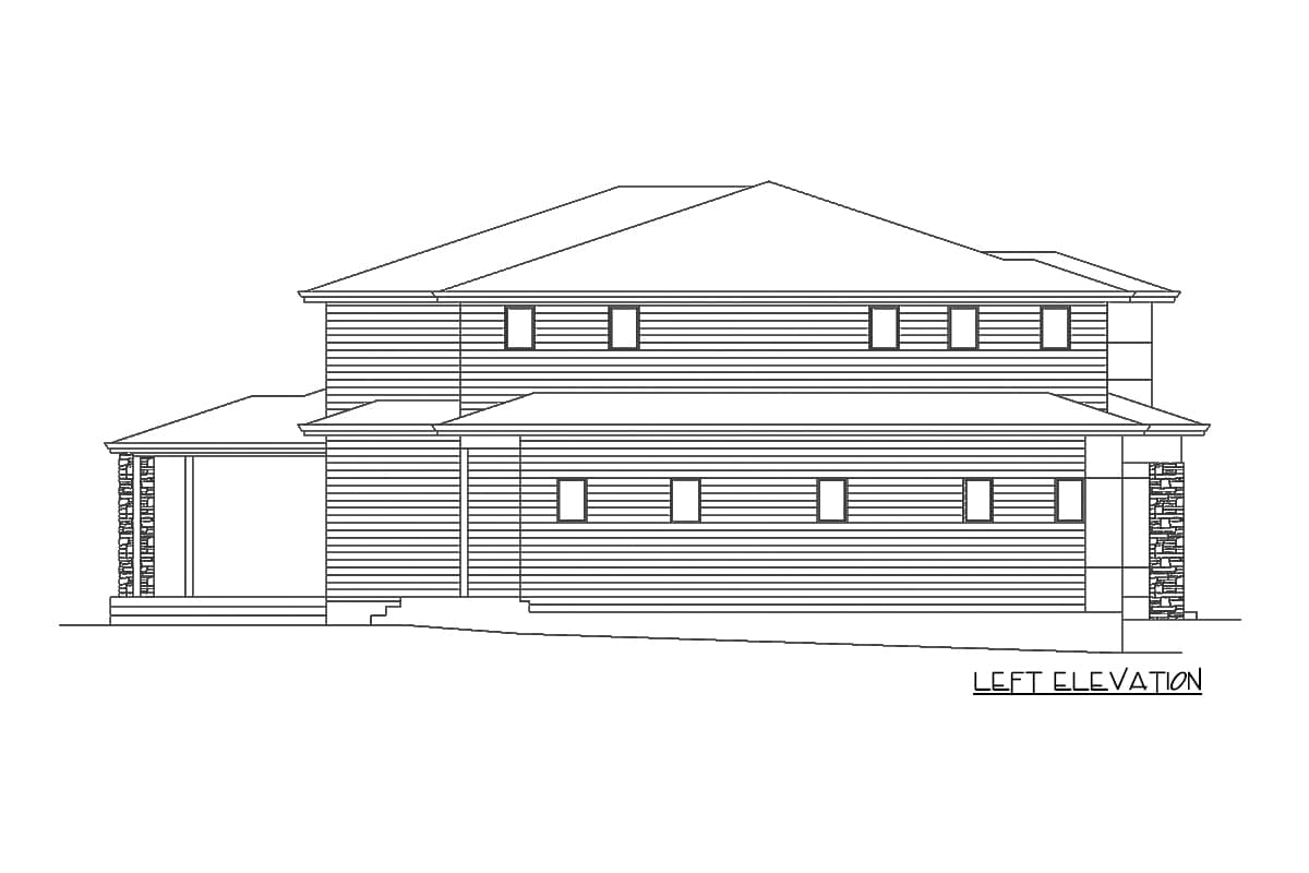 Plan 23842JD: Incredible 5-Bed Prairie Modern Home Plan with Bonus Room - Image #27 - Contemporary, Modern, Northwest, Prairie