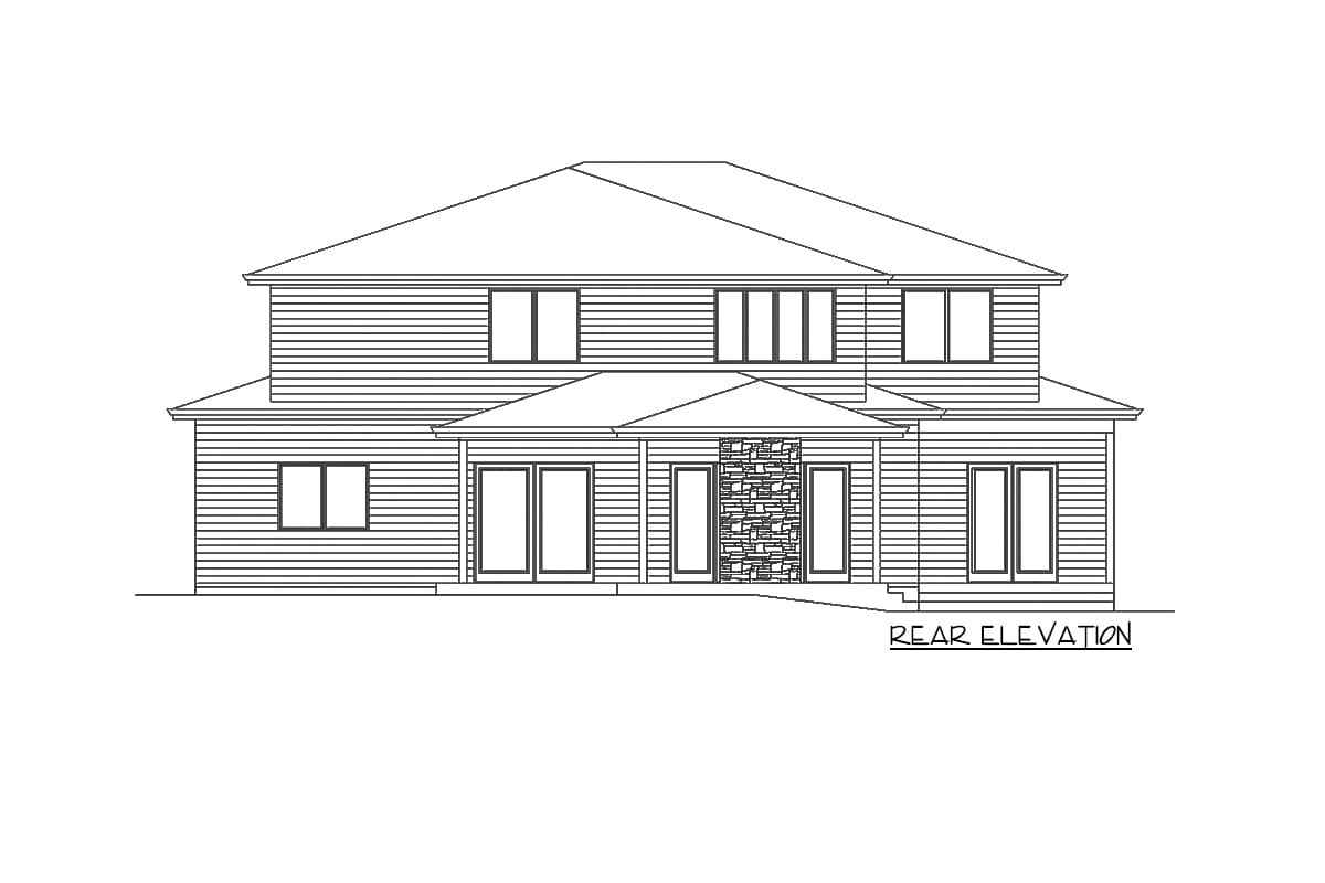 Plan 23842JD: Incredible 5-Bed Prairie Modern Home Plan with Bonus Room - Image #28 - Contemporary, Modern, Northwest, Prairie