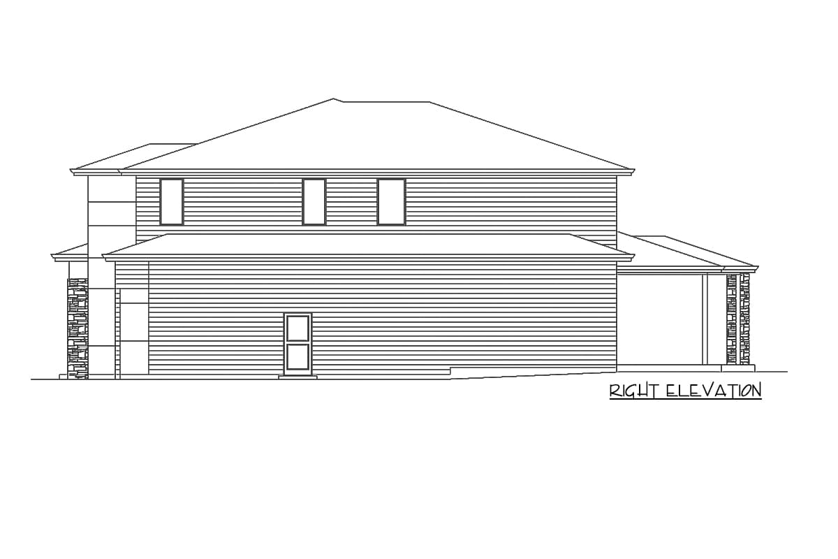 Plan 23842JD: Incredible 5-Bed Prairie Modern Home Plan with Bonus Room - Image #29 - Contemporary, Modern, Northwest, Prairie