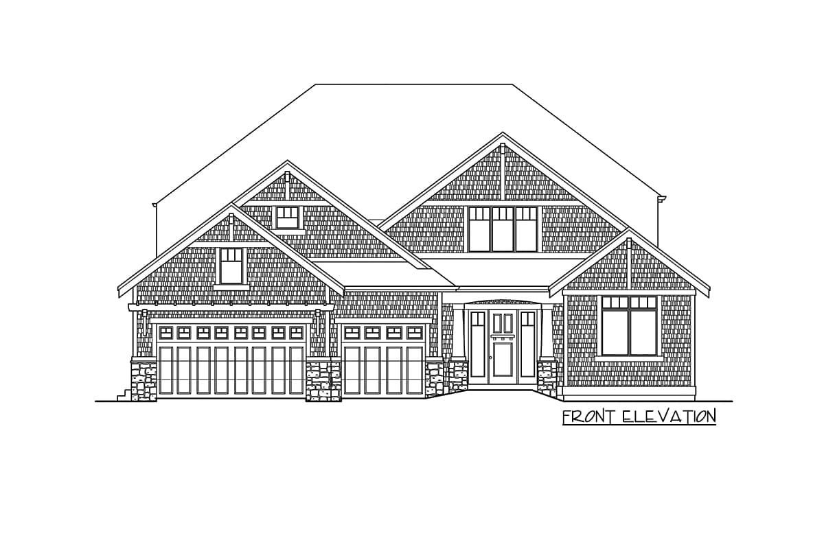 Plan 23843JD: Two-story Craftsman House Plan with Second-level Master Bedroom - Image #20 - Country, Craftsman, Northwest