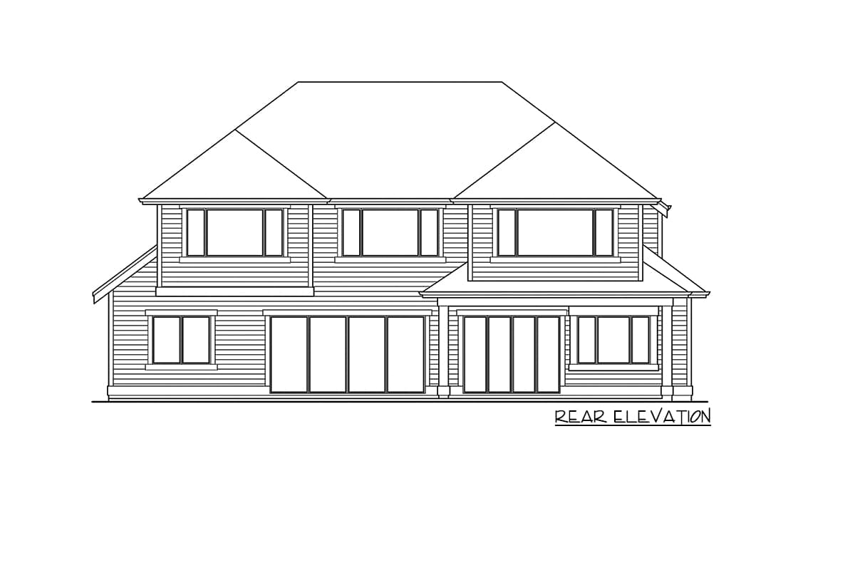 Plan 23843JD: Two-story Craftsman House Plan with Second-level Master Bedroom - Image #22 - Country, Craftsman, Northwest