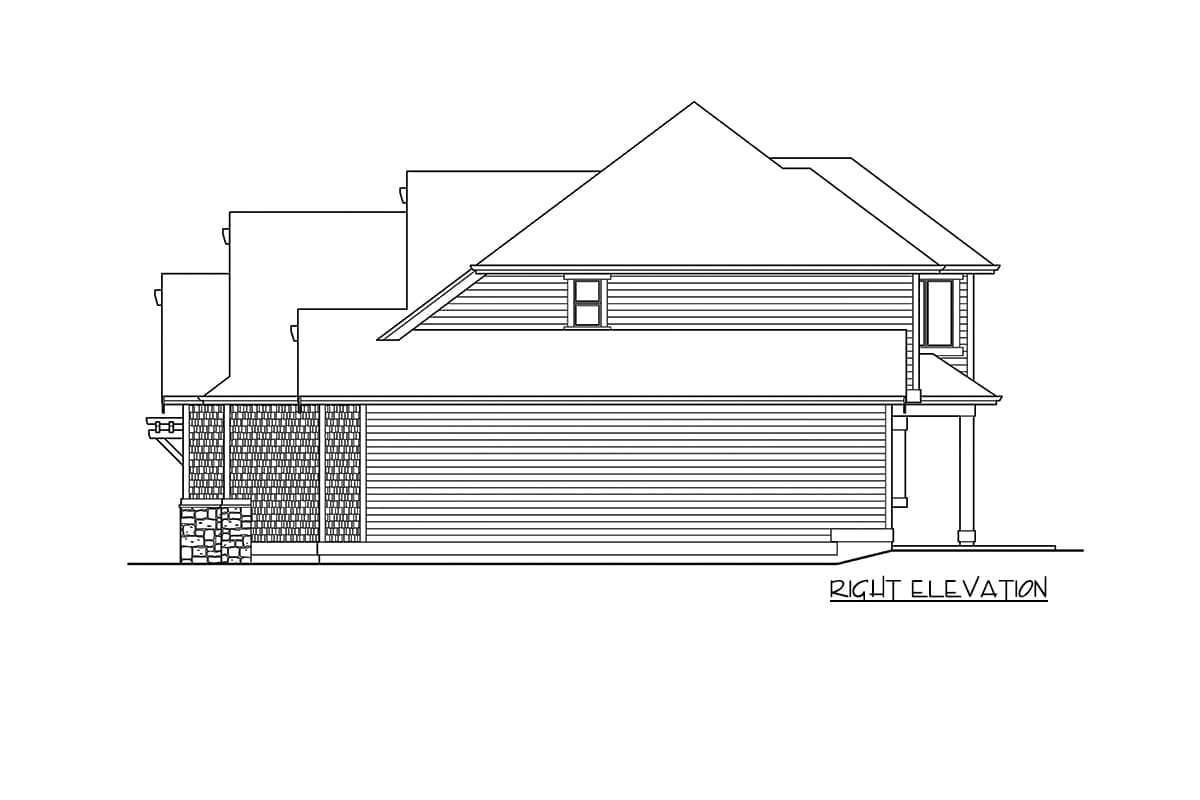 Plan 23843JD: Two-story Craftsman House Plan with Second-level Master Bedroom - Image #23 - Country, Craftsman, Northwest