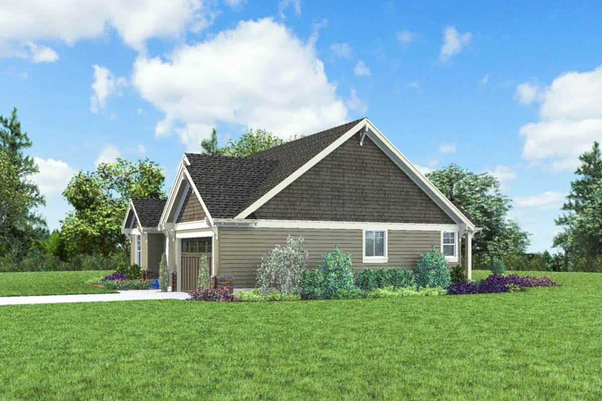 Plan 69739AM: Cozy Craftsman with Vaulted Living Room - Image #11 - Craftsman, Northwest, Ranch