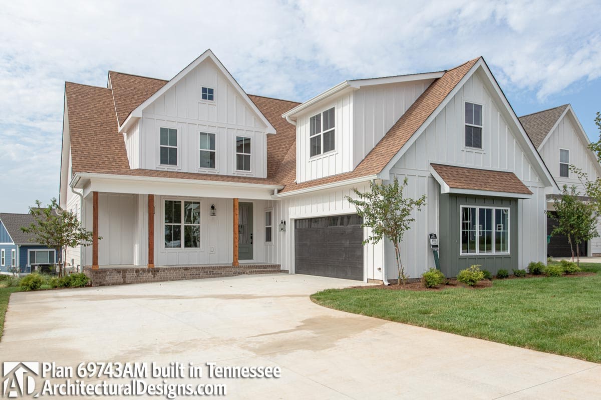 build gallery item - House Plan 69743AM Comes to Life in Tennessee