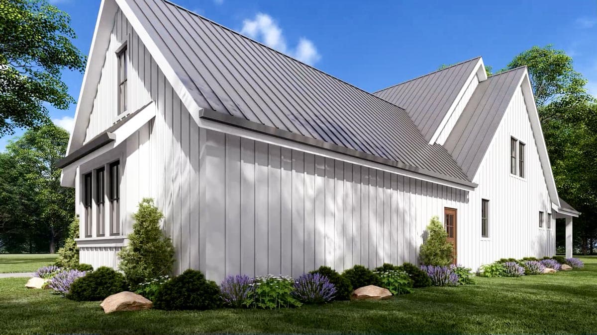 Plan 69743AM: Fresh 3-Bed House Plan with Vaulted Great Room - 2492 Sq Ft - Image #6 - Country, Farmhouse, Modern Farmhouse, New American, Traditional