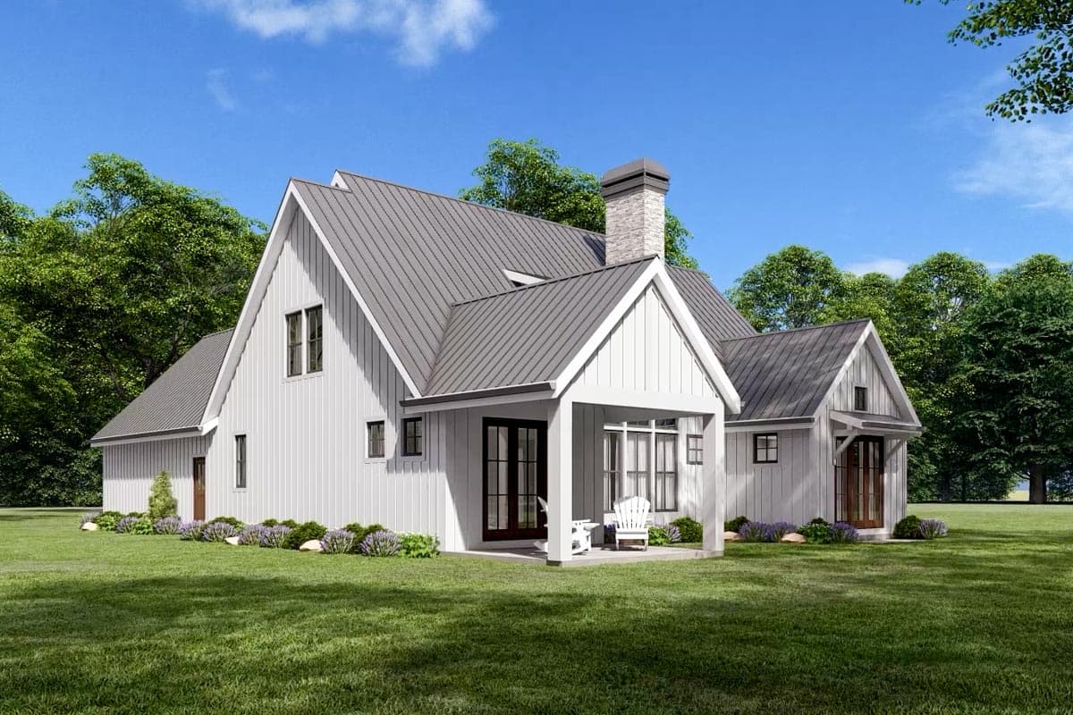 Plan 69743AM: Fresh 3-Bed House Plan with Vaulted Great Room - 2492 Sq Ft - Image #7 - Country, Farmhouse, Modern Farmhouse, New American, Traditional