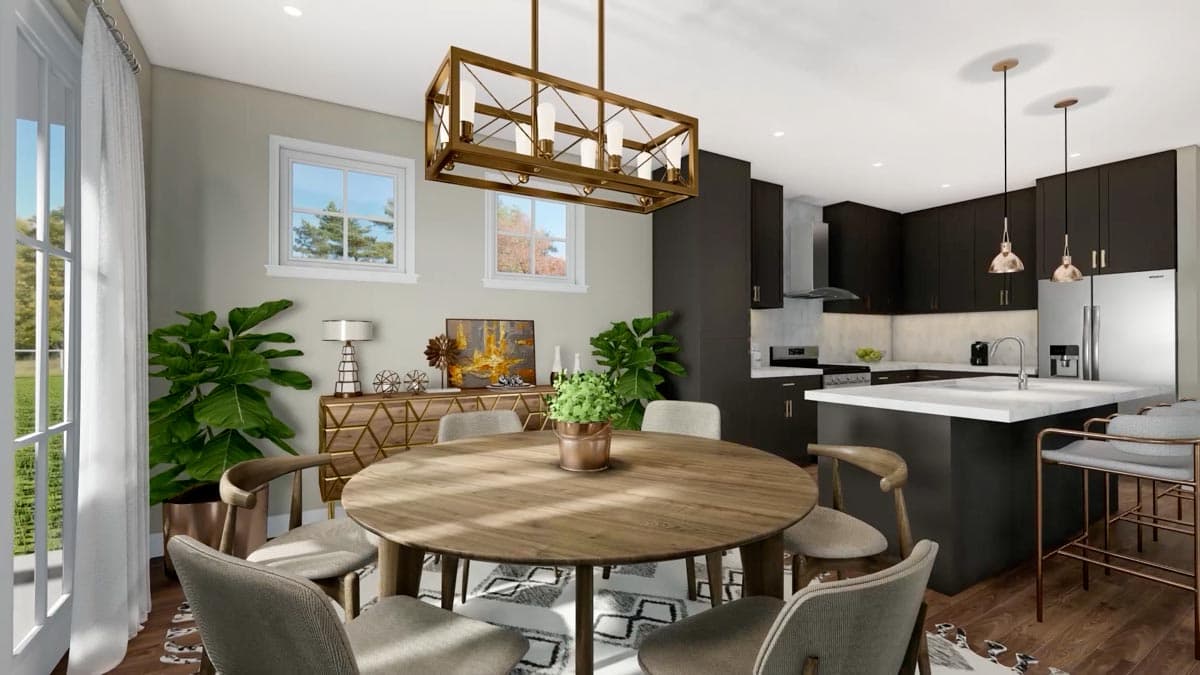 Plan 69743AM: Fresh 3-Bed House Plan with Vaulted Great Room - 2492 Sq Ft - Image #13 - Country, Farmhouse, Modern Farmhouse, New American, Traditional