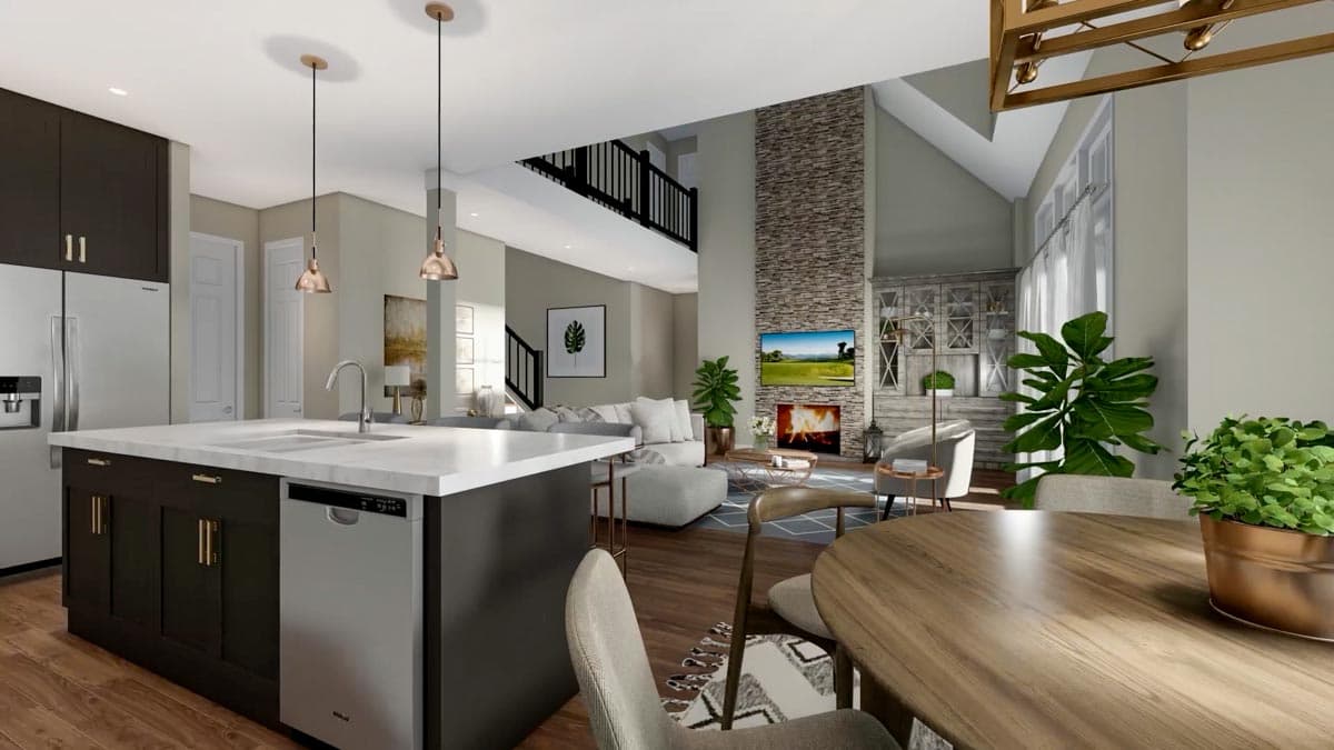 Plan 69743AM: Fresh 3-Bed House Plan with Vaulted Great Room - 2492 Sq Ft - Image #16 - Country, Farmhouse, Modern Farmhouse, New American, Traditional