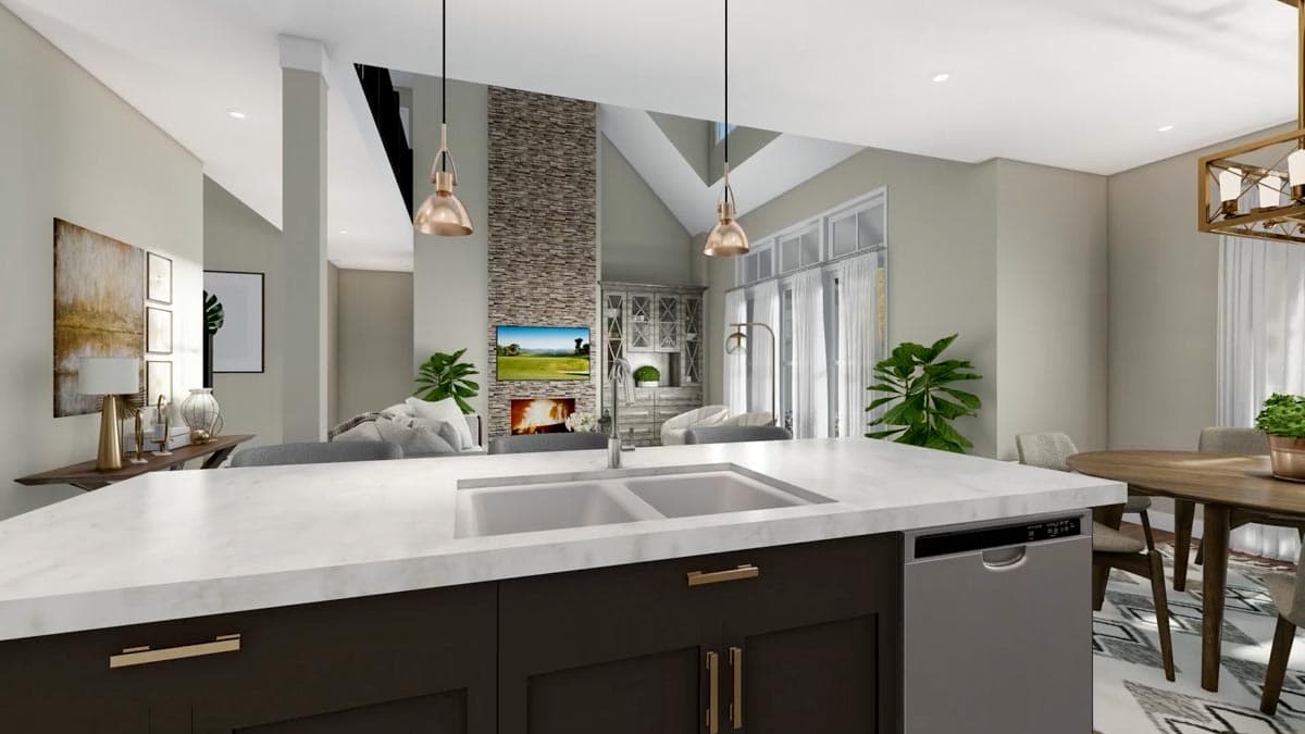 Plan 69743AM: Fresh 3-Bed House Plan with Vaulted Great Room - 2492 Sq Ft - Image #17 - Country, Farmhouse, Modern Farmhouse, New American, Traditional