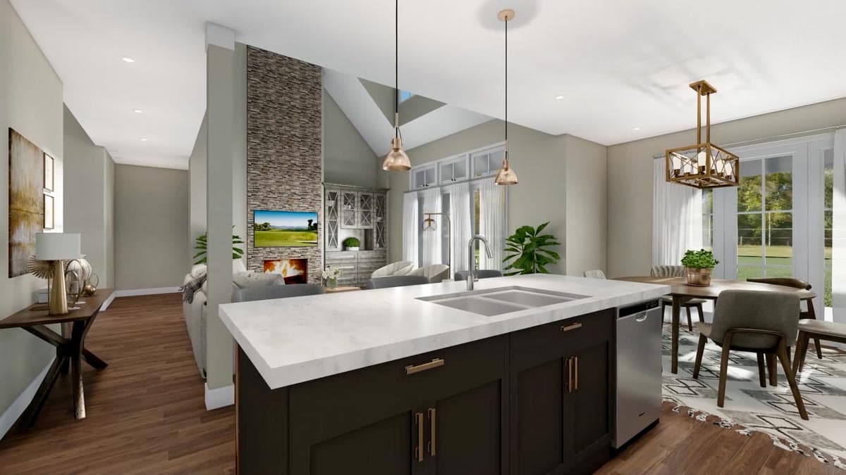 Plan 69743AM: Fresh 3-Bed House Plan with Vaulted Great Room - 2492 Sq Ft - Image #18 - Country, Farmhouse, Modern Farmhouse, New American, Traditional