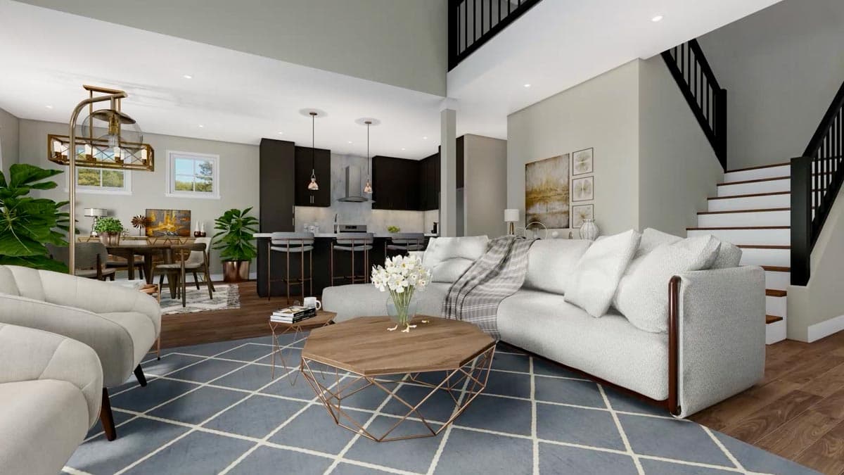 Plan 69743AM: Fresh 3-Bed House Plan with Vaulted Great Room - 2492 Sq Ft - Image #11 - Country, Farmhouse, Modern Farmhouse, New American, Traditional