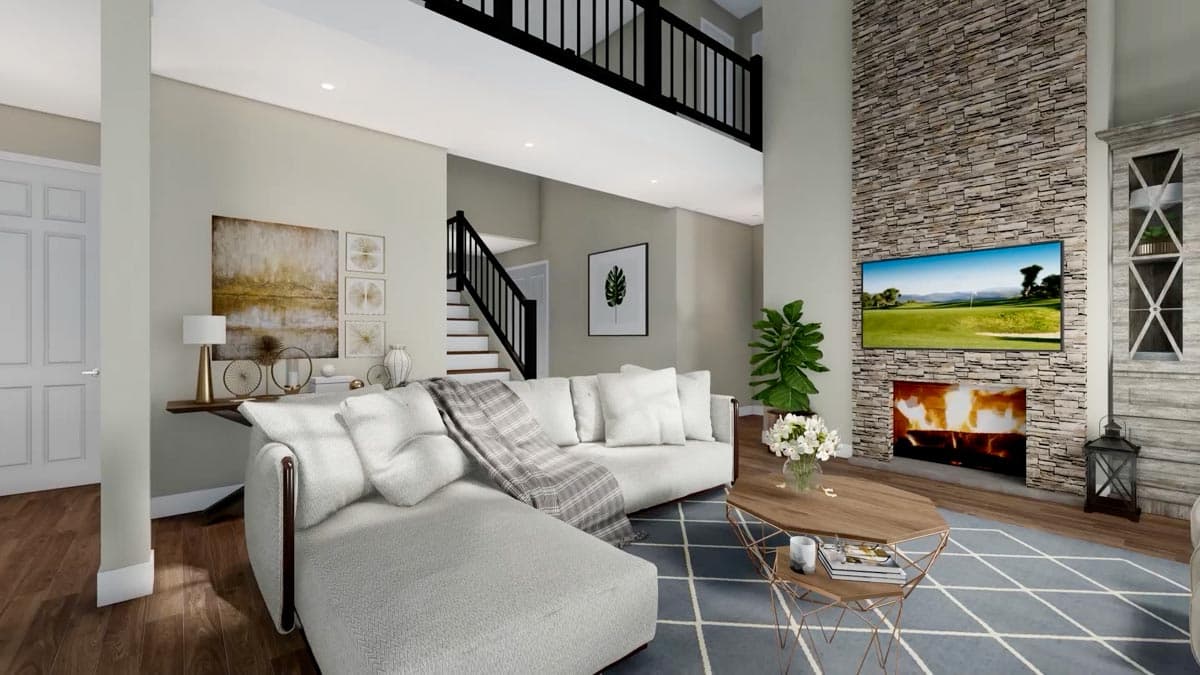 Plan 69743AM: Fresh 3-Bed House Plan with Vaulted Great Room - 2492 Sq Ft - Image #10 - Country, Farmhouse, Modern Farmhouse, New American, Traditional