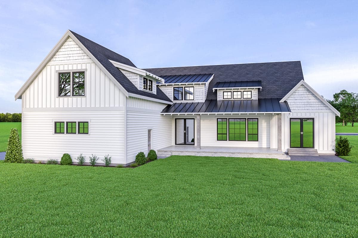 Plan 280062JWD: Two-level Modern Farmhouse with Main-level Master - Image #123 - Country, Farmhouse, Modern Farmhouse, New American, Northwest