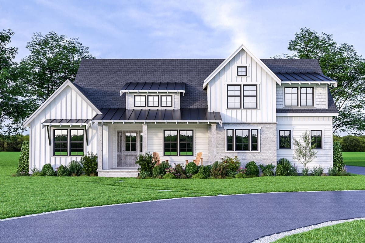 Plan 280062JWD: Two-level Modern Farmhouse with Main-level Master - Image #121 - Country, Farmhouse, Modern Farmhouse, New American, Northwest