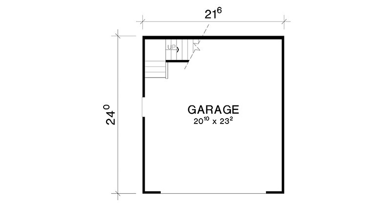 Plan 31197D: One-level Country House Plan with Bonus Room above Detached Garage - Floor Plan - Detached Garage - Cottage, Country, Craftsman, New American