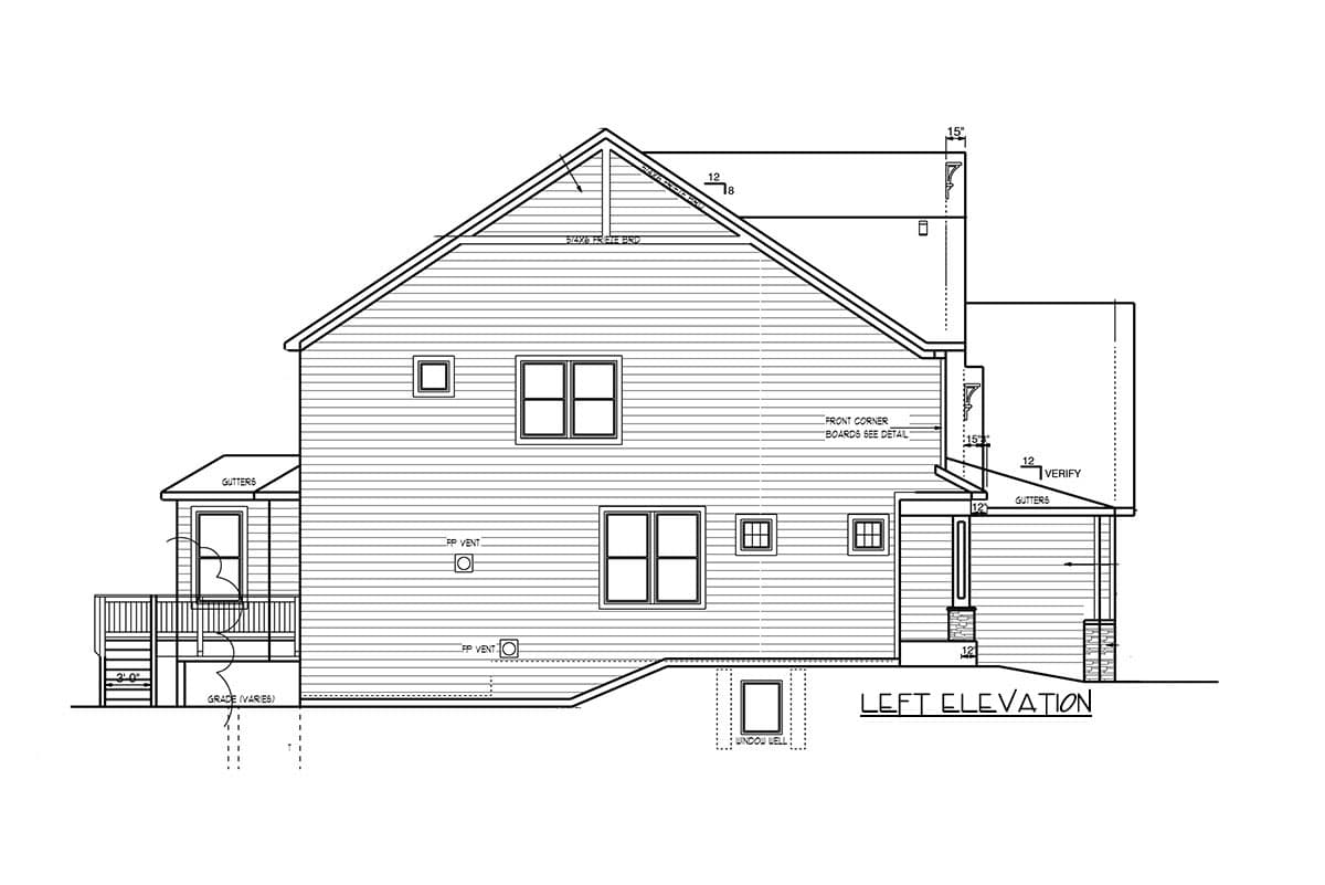 Plan 73459HS: New American House Plan with Optional Lower Level and Bonus Room - Image #80 - Country, Craftsman, New American