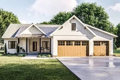 3-Bed Modern Farmhouse Plan with Large Pantry - 1814 Sq Ft