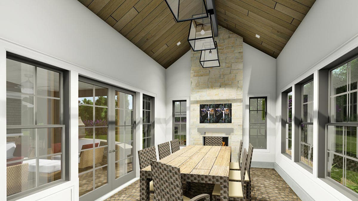 Plan 64476SC: Beautiful One-level Home with Option to Finish Lower Level - Image #12 - Craftsman, Shingle