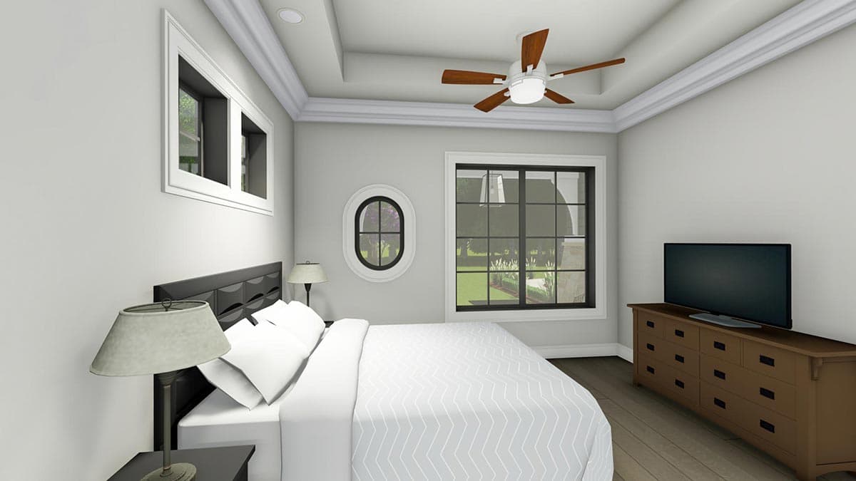 Plan 64476SC: Beautiful One-level Home with Option to Finish Lower Level - Image #13 - Craftsman, Shingle