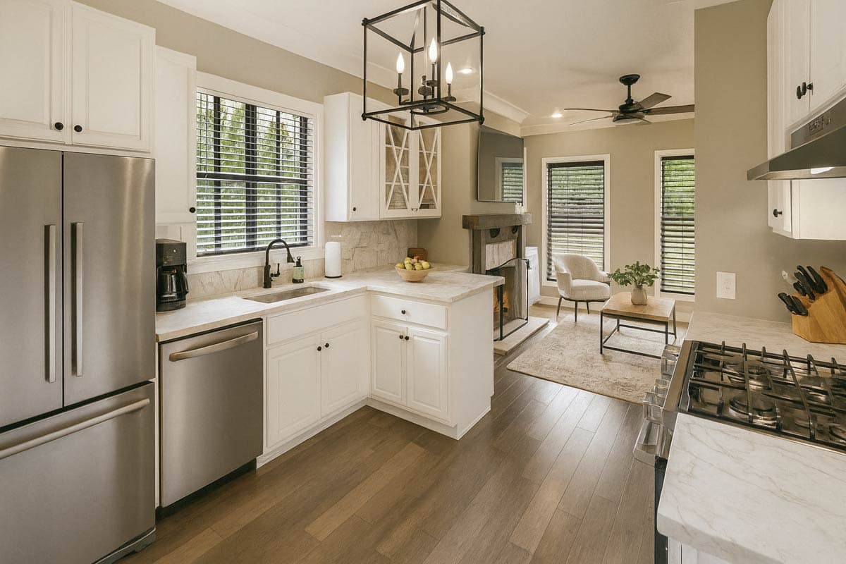 Plan 25013DH: 2-Bed Cottage House Plan with Deep Porches and Open Living - Image #11 - Cottage, Country, Rustic, Southern