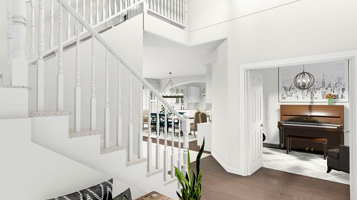 Plan 61331UT: Fresh Two-story House Plan with Main-level Office - Image #13 - Craftsman, Northwest