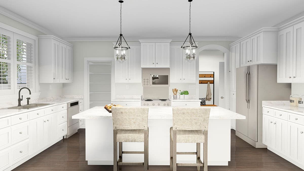 Plan 61331UT: Fresh Two-story House Plan with Main-level Office - Image #21 - Craftsman, Northwest