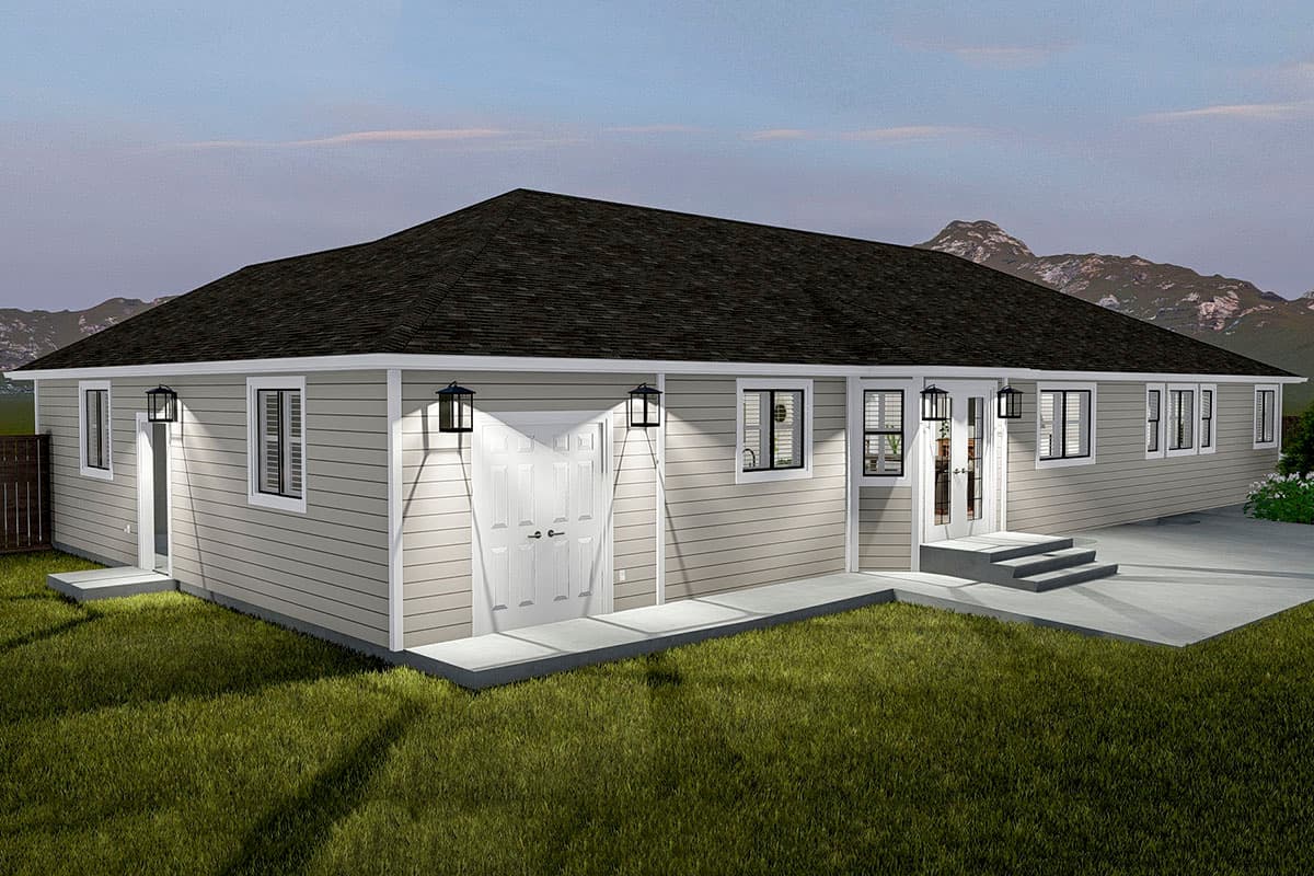 Plan 61332UT: Superb Ranch House Plan with Optional Lower Level - Image #8 - Ranch, Traditional