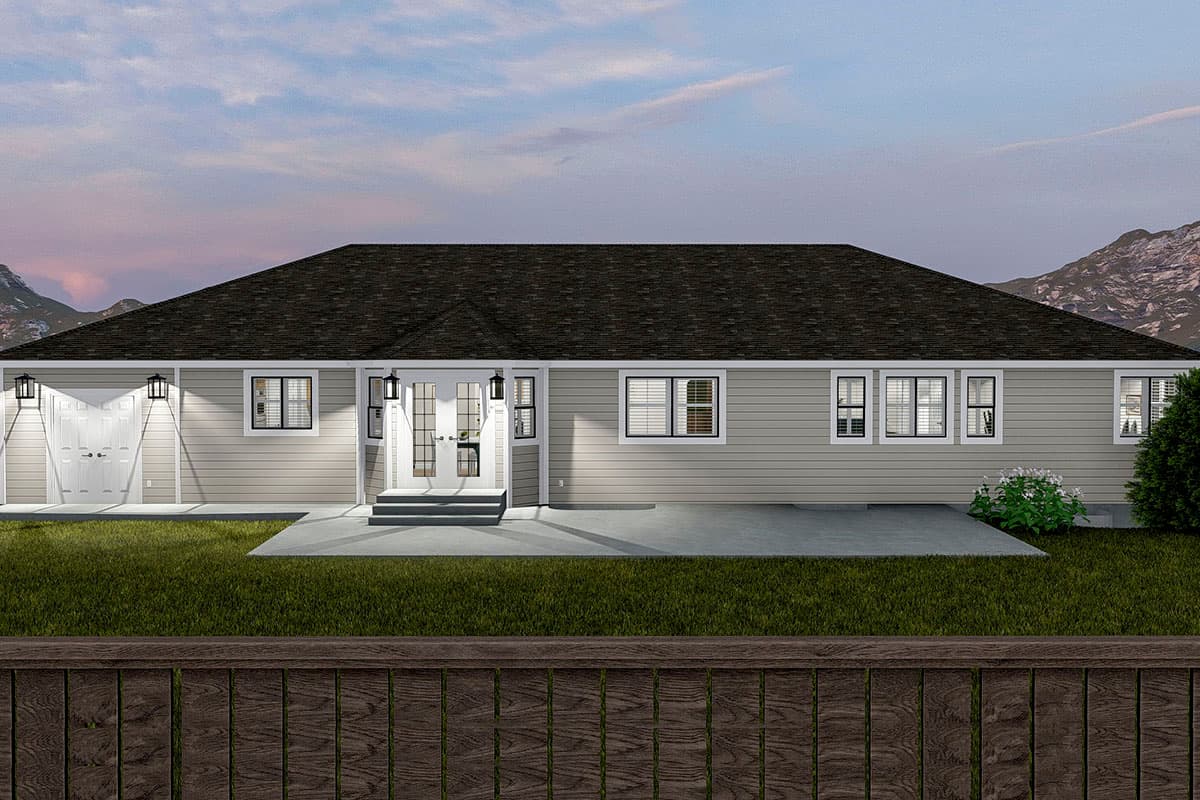 Plan 61332UT: Superb Ranch House Plan with Optional Lower Level - Image #9 - Ranch, Traditional